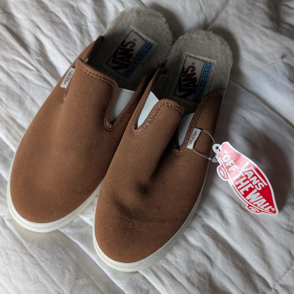 Vans Women's Slip-On Suede Mule - Brown - Picture 4 of 5